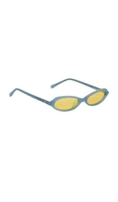 Bru Eyewear Echo Sunglasses 51mm In Yellow