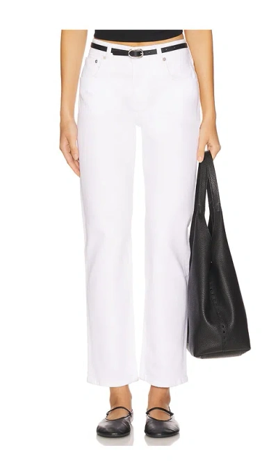 Citizen Of Humanity Annina Relaxed Wide Leg Jeans In White