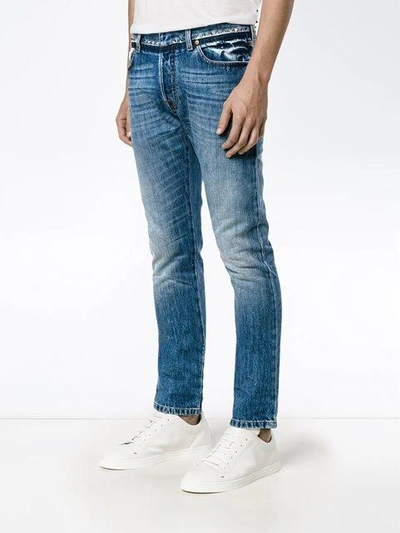 Shop Valentino Slim-fit Jeans - Blue