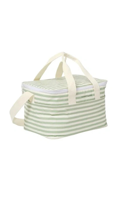Sunnylife Light Cooler Bag In Sage