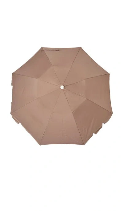 Sunnylife Compact Beach Umbrella In Brown