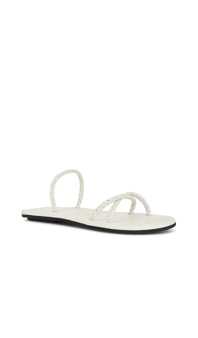 St Agni Woven Rope Slide In White