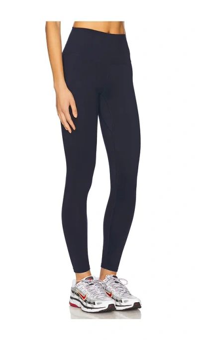 Varley Freesoft Cropped Stretch-jersey Leggings In Navy