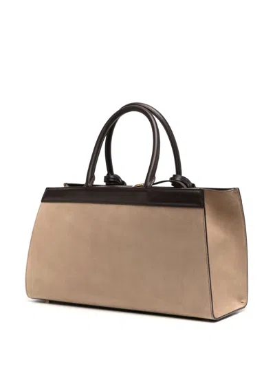 Recto Ibiza Cabas Bag In Neutrals