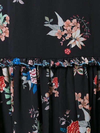 Shop Vilshenko Floral Print Ruffled Dress