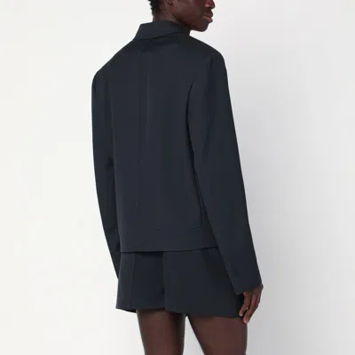 Gucci Dark Grey Jacket In Wool Gabardine Men In Grey