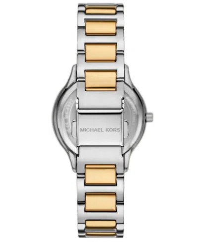 Michael Kors Women's Sage Mother Of Pearl Dial Watch In Two-tone