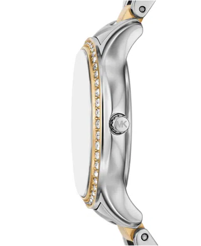 Michael Kors Women's Sage Mother Of Pearl Dial Watch In Two-tone