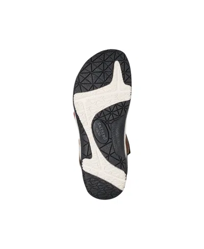 Earth Women's Sterling Strappy Sporty Sandals In Cognac,black Multi Leather