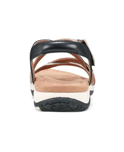 Earth Women's Sterling Strappy Sporty Sandals In Cognac,black Multi Leather