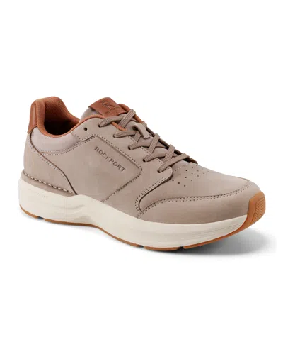 Rockport Men's Prowalker Tour Lace Up Casual Sneakers In Brown