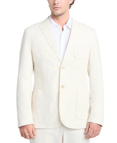 Guess Men's Tyron Slim-fit Solid Blazer In Neutral