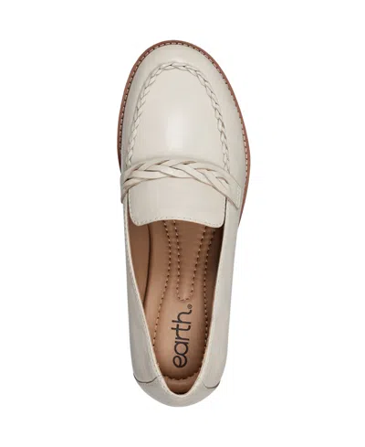 Earth Women's Edie Braided Slip-on Loafers In Ivory