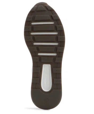 Johnston & Murphy Men's Kinnon T-toe Sneakers In Sand,white Full Grain