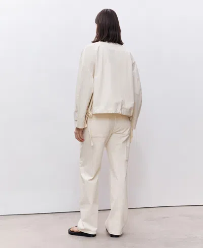 Mango Women's Maternity Wide Leg Jeans In Neutral