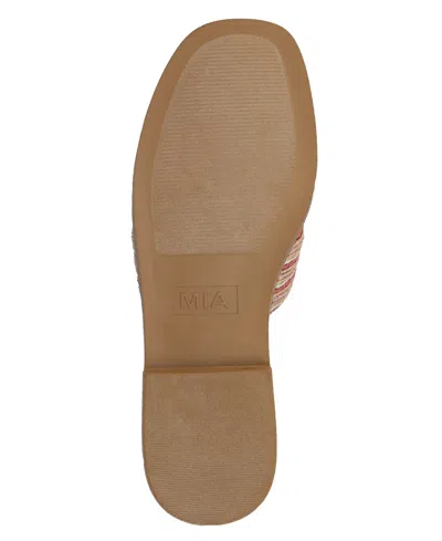Mia Women's Dia Flat Sandals In Red Multi