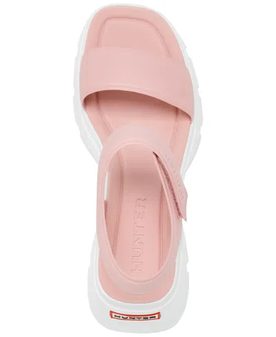 Hunter Abel Platform Sandal In Pink