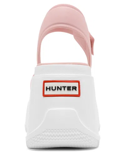 Hunter Abel Platform Sandal In Pink