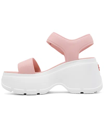 Hunter Abel Platform Sandal In Pink