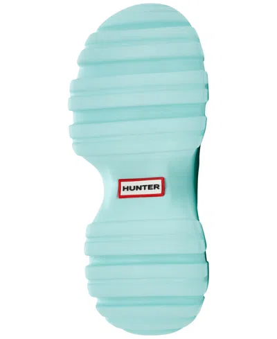 Hunter Bryce Platform Mule In Light Blue