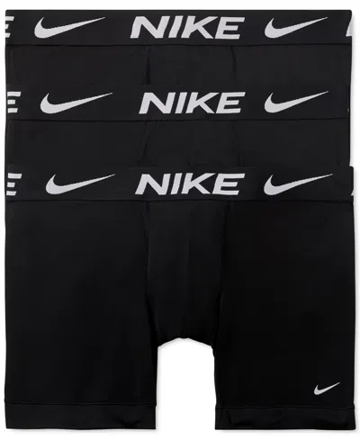 Nike 3-pack Dri-fit Essential Micro Boxers In Black