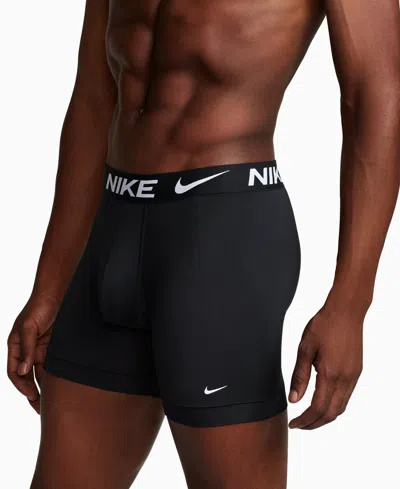 Nike 3-pack Dri-fit Essential Micro Boxers In Black