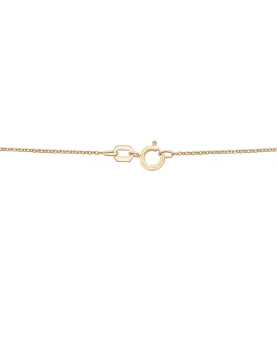 Wrapped In Love Diamond Flare Linear 18" Pendant Necklace (1/4 Ct. T.w.) In 14k Gold, Exclusively At Macy's In Yellow Gold