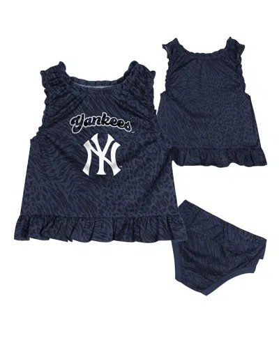Outerstuff Infant Navy New York Yankees Playground Dress Bloomers Set In Navy