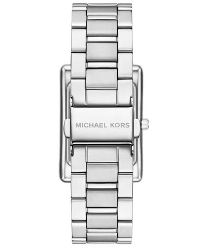 Michael Kors Women's Essex White Dial Watch In Silver