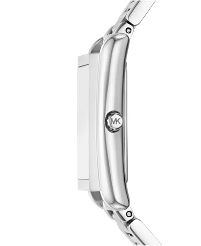 Michael Kors Women's Essex White Dial Watch In Silver