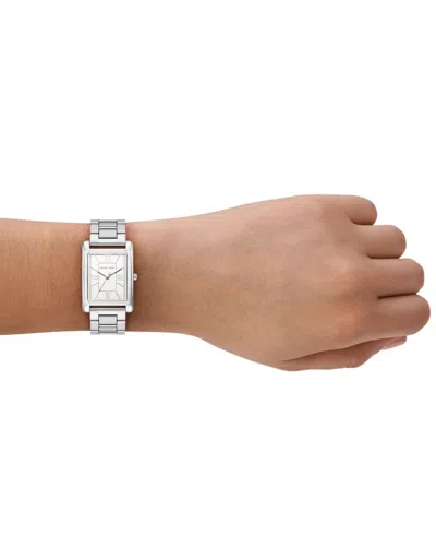 Michael Kors Women's Essex White Dial Watch In Silver
