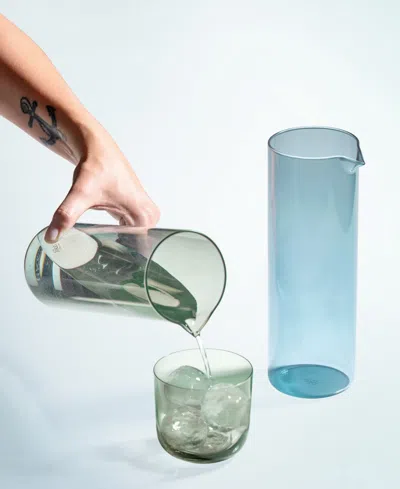 Villeroy & Boch Like Crystal Pitcher In Sage Green