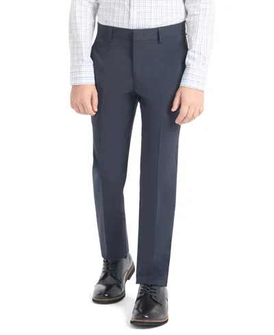 Kenneth Cole Reaction Big Boys Windowpane Print 2-piece Suit In Navy