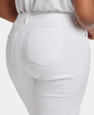 Nydj Teresa Wide Leg Ankle Jeans In Optic White In Optic White