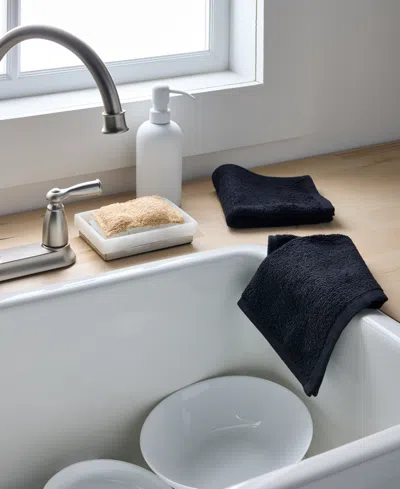 Arch Studio Dishcloths, Set Of 2, Exclusively At Macy's In Black