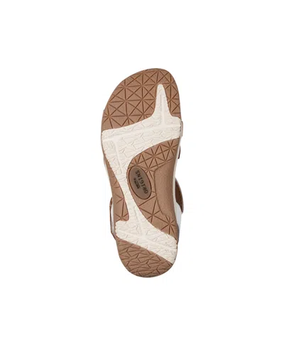 Earth Women's Sterling Strappy Sporty Sandals In Cognac,gold Multi Leather