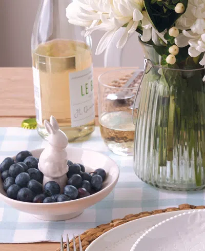 Tableau Large Bunny Bowl, Set Of 2 In White