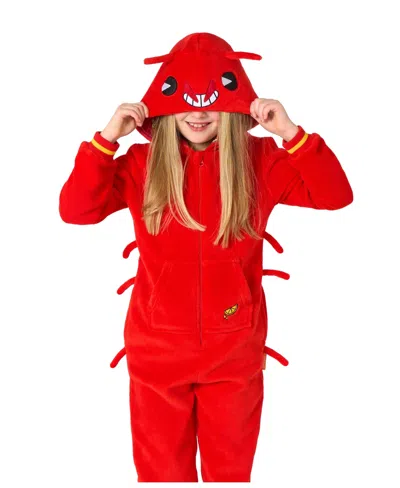 Opposuits Little And Big Boys Lobster Onesie In Red