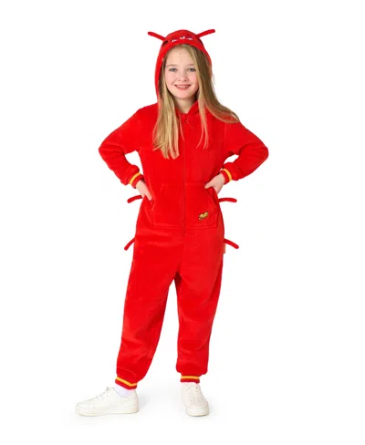 Opposuits Little And Big Boys Lobster Onesie In Red