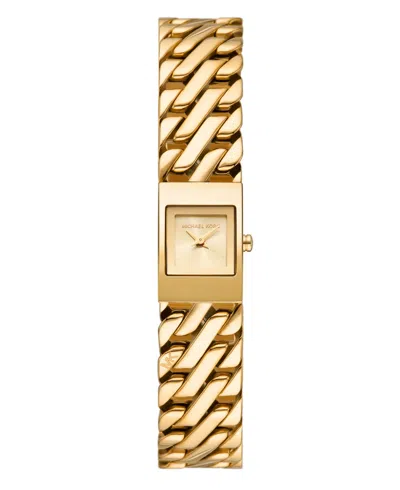 Michael Kors Women's Darrington Gold Dial Watch In Gold-tone