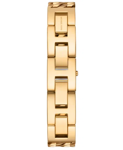 Michael Kors Women's Darrington Gold Dial Watch In Gold-tone