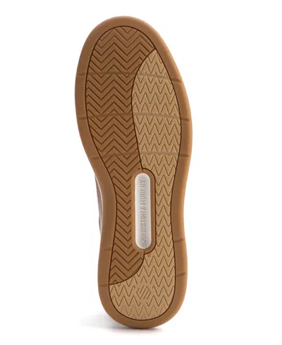 Johnston & Murphy Men's Dawson Perforated U-throat Sneakers In Tan Full Grain