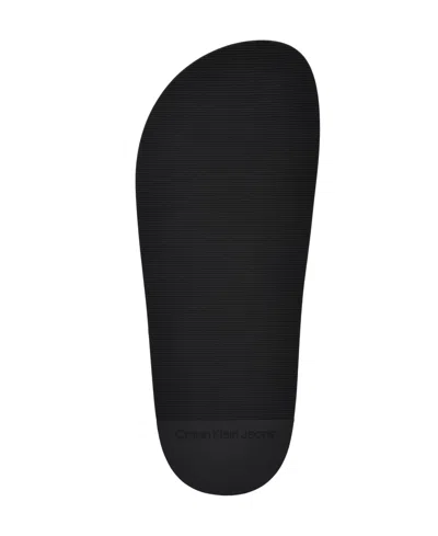 Calvin Klein Men's Tempes Slip On Casual Sandals In Black