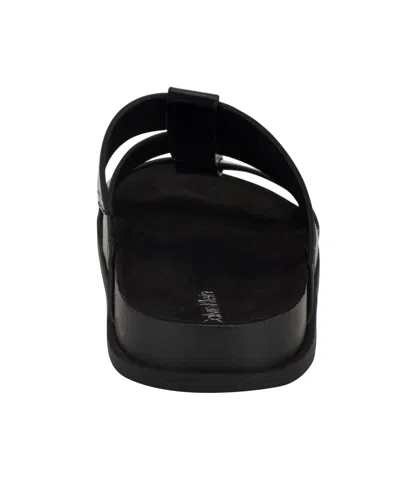 Calvin Klein Men's Tempes Slip On Casual Sandals In Black