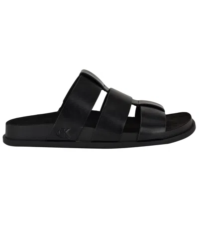 Calvin Klein Men's Tempes Slip On Casual Sandals In Black