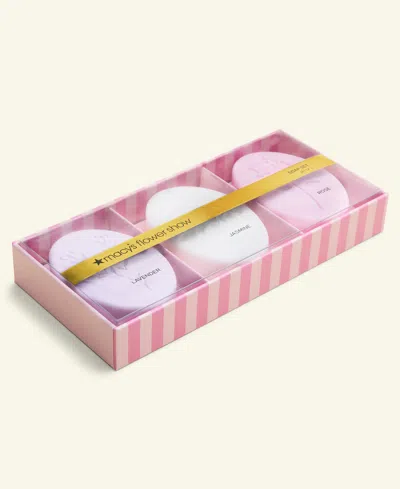 Lovery Macy's Flower Show 3-pc. Oval Soap Set, Exclusively At Macy's In Multicolor