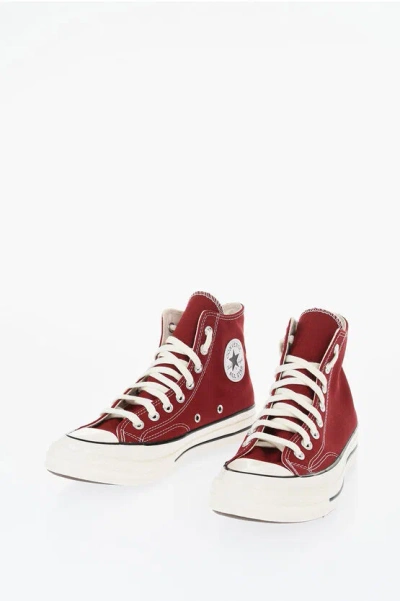 Converse All Star Chuck 70 Canvas High-top Sneakers With Contrasting