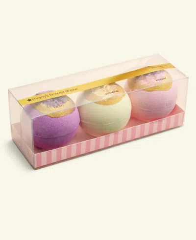 Lovery Macy's Flower Show 3-pc. Bath Fizz Set, Exclusively At Macy's In Multicolor