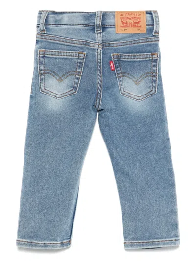 Levi's Logo-patch Jeans In Blue