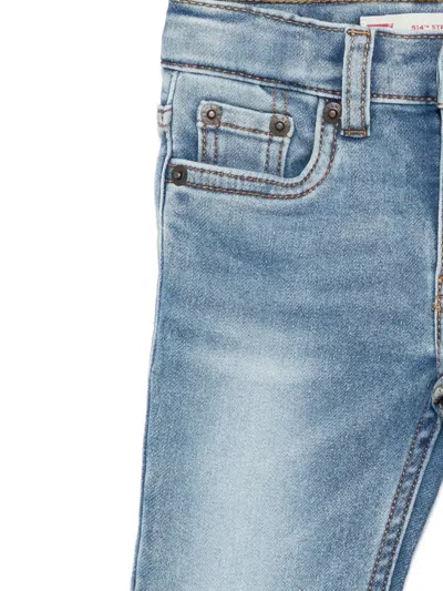 Levi's Logo-patch Jeans In Blue